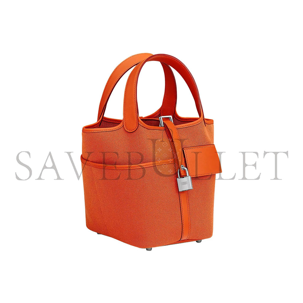 HERMES PICOTIN LOCK 18 GARGO GOELAND SWIFT H083189CKAO (18*18*13cm)